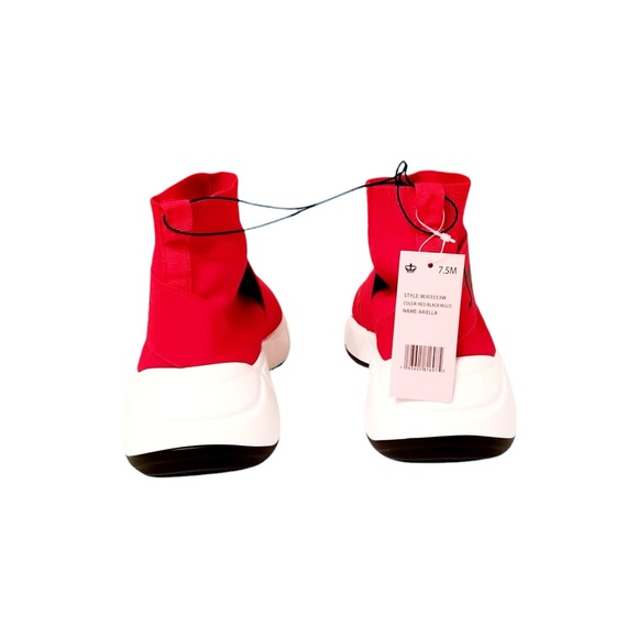 Juicy Couture Women's Red Ariella Knit Sneakers 7.5M - NWT - Picture 4 of 9